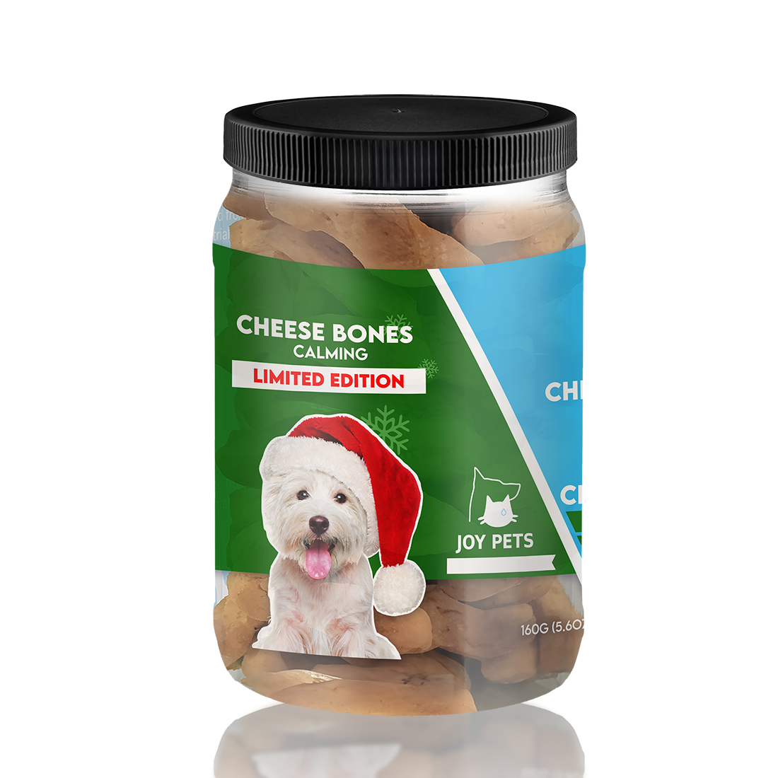 JoyPets CBD Christmas Dog Treats: Chicken Bones | Holiday Calm for