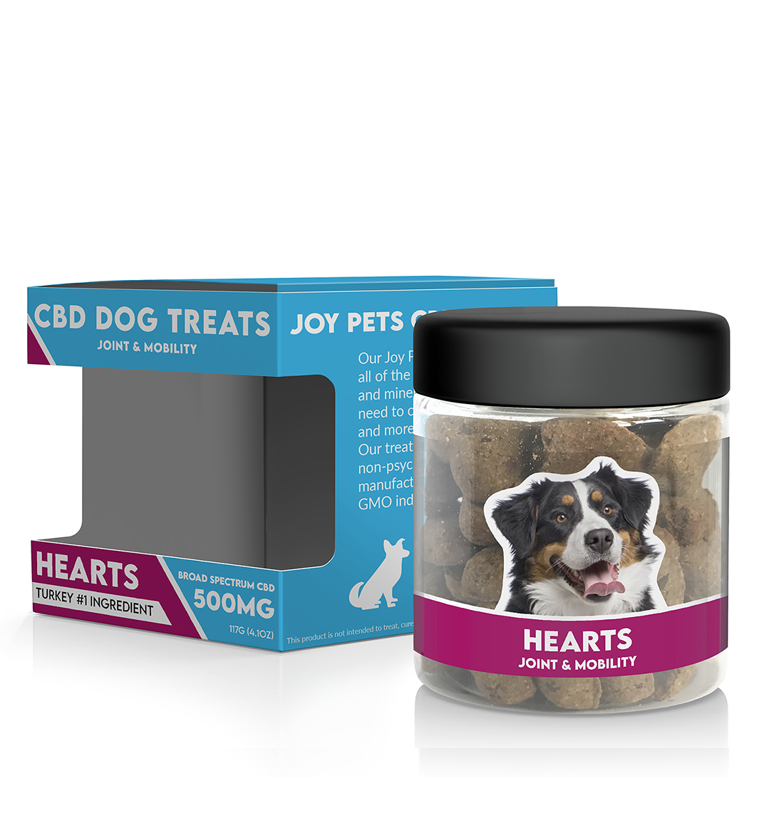 Joy Pets CBD Dog Treats: Hearts