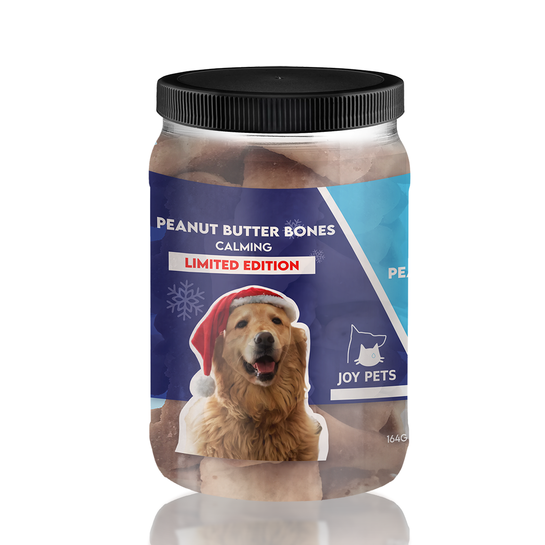 JoyPets CBD Christmas Dog Treats: Peanut Butter Bones | Holiday